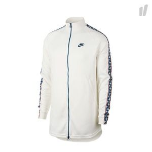 NIKE Sportswear Taped Track Jacket sz L Large Sail